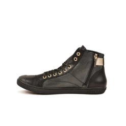 Pataugas BANJOU LATSA/MIX F4H NOIR/DORÉ 12 Pataugas BANJOU LATSA/MIX F4H NOIR/DORÉ -Pataugas Boutique 628259 946 BASKET HAUTE FEMME LATSA MIX F4H NOIR DORE 3