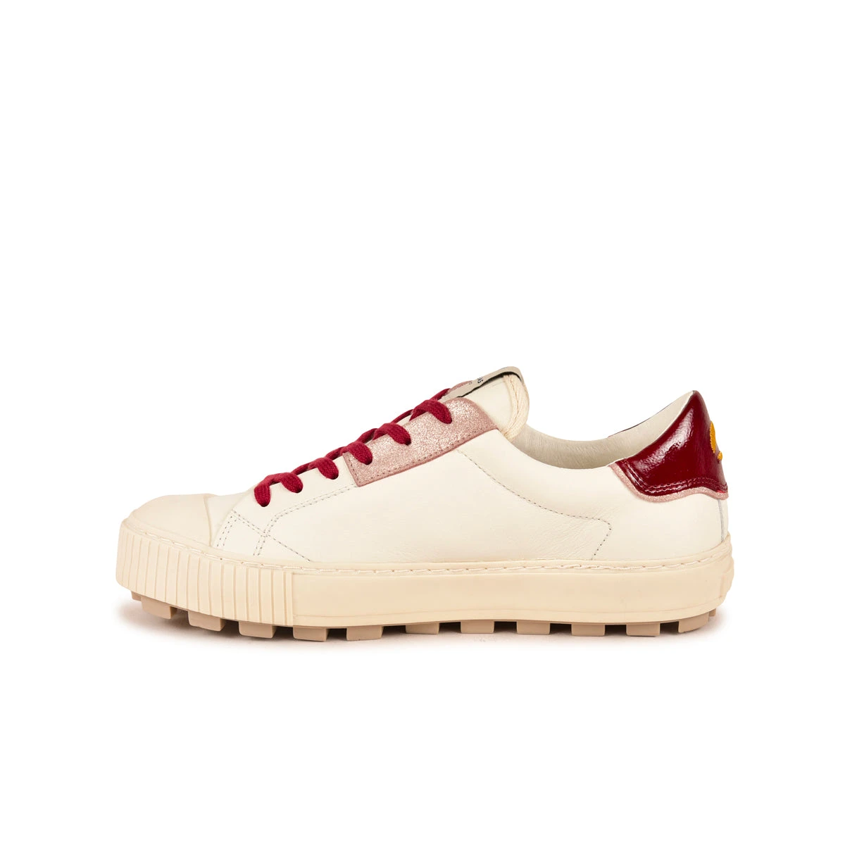 Pataugas ARAN/MIX F4H OFFWHITE/BORDEAUX 2 Pataugas ARAN/MIX F4H OFFWHITE/BORDEAUX – Image 2
