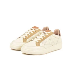 Pataugas BASALTE/MIXL F4I CRÈME -Pataugas Boutique BASKET FEMME BASALT MIXL F4I CREME 628475 155 5