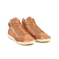 Pataugas PALME/MIX F4H CAMEL -Pataugas Boutique BASKET FEMME PALME L MIX F2I TAUPE 628403 154 4