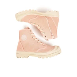 Pataugas AUTHENTIQUE M/ZIPTI F2I ROSE -Pataugas Boutique BOOTS FEMME OG MID ZIP ROSE PALE 628347 300 6