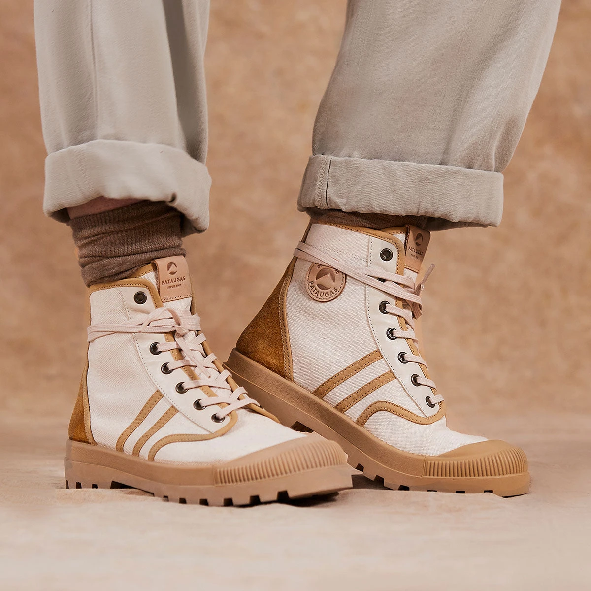 Pataugas AUTHENTIQUE M/MIXTC F4H SABLE 3 Pataugas AUTHENTIQUE M/MIXTC F4H SABLE – Image 3