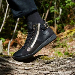 Pataugas PALME/MIX F4H NOIR/DORÉ -Pataugas Boutique F Palme F2H Noir 263b3c89 adce 4700 b3a0 84f3c78b417d